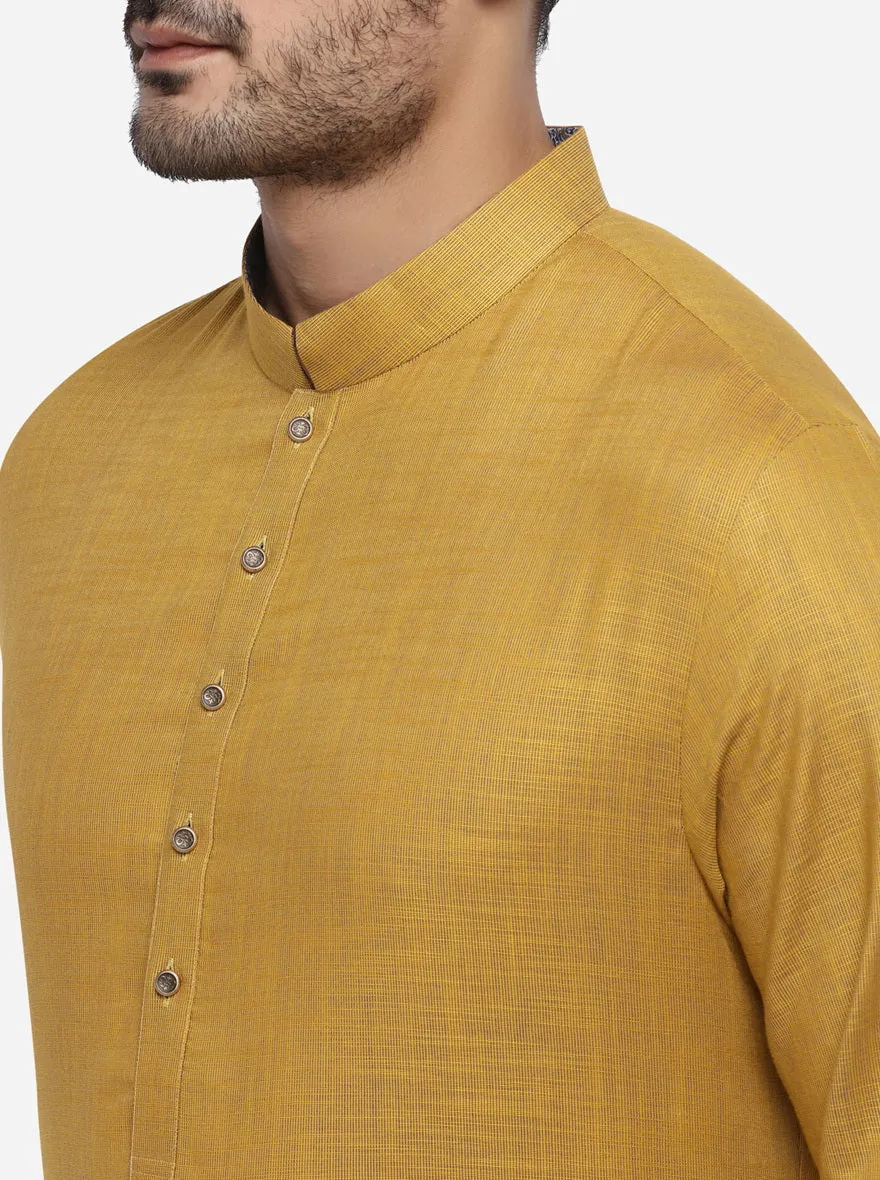 Ochre Yellow Kurta | Azania