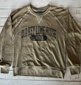 OKLH College Dropout Pullover Sweatshirt, Khaki