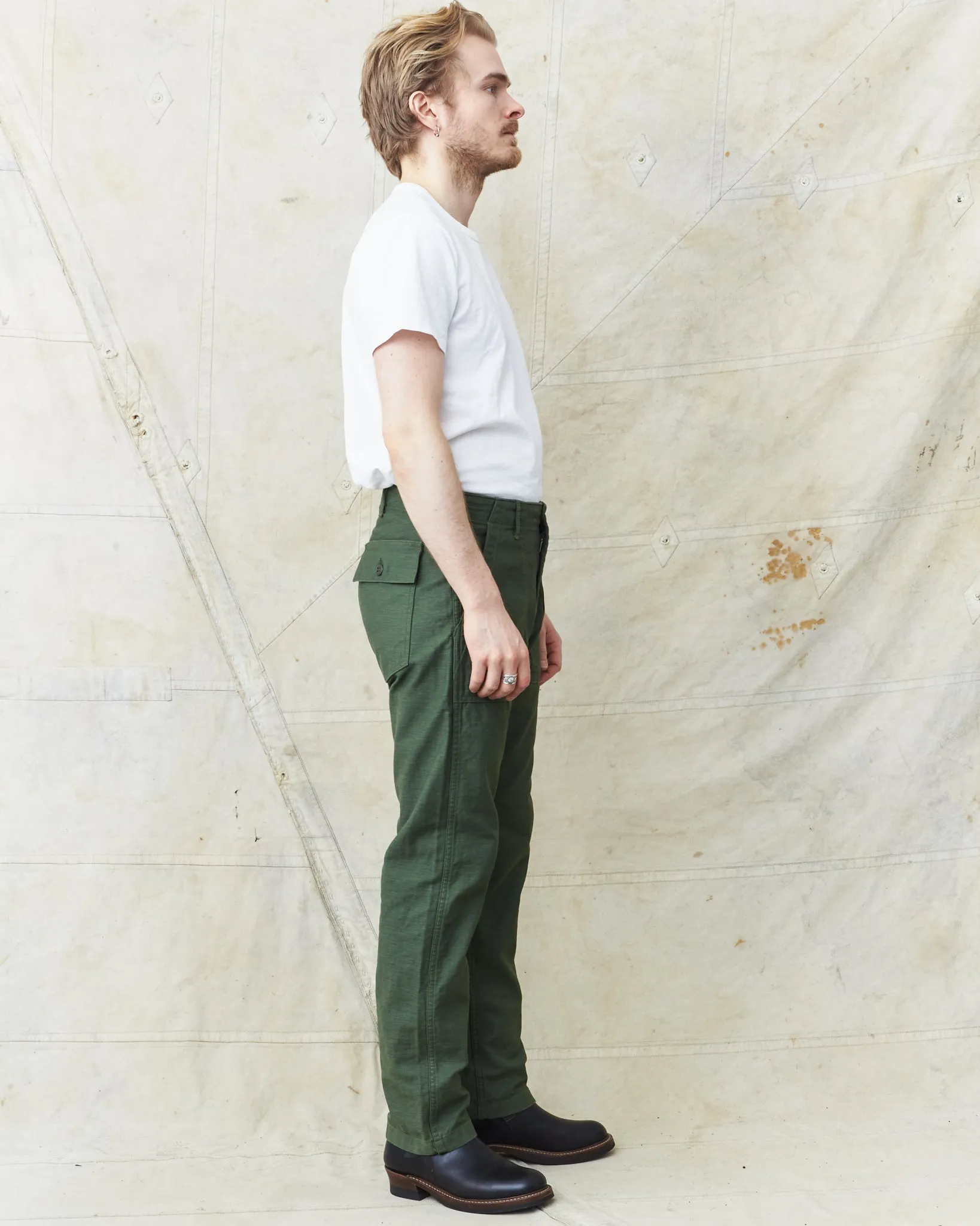 OrSlow 5032 Slim Fatigue Pants Green