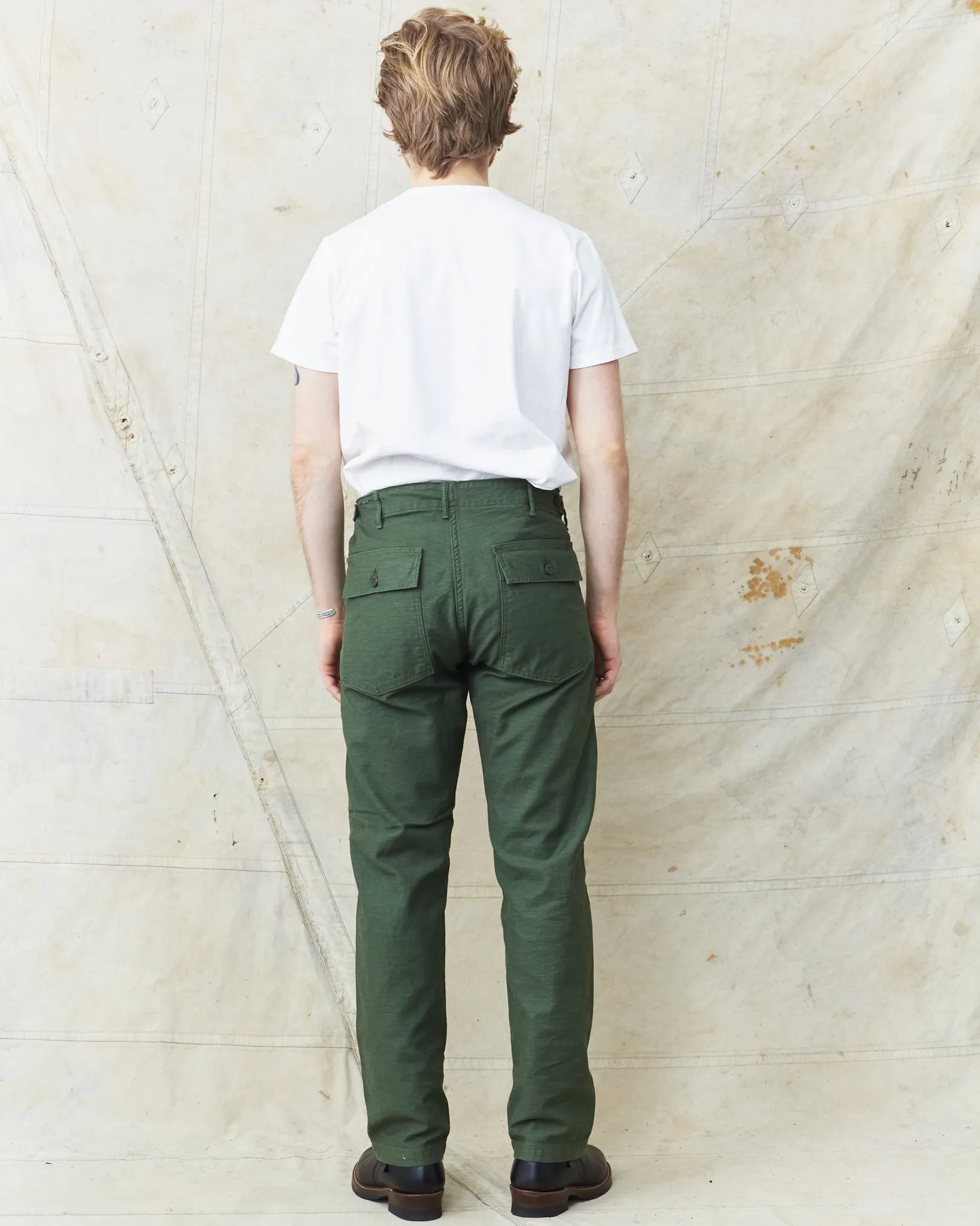 OrSlow 5032 Slim Fatigue Pants Green