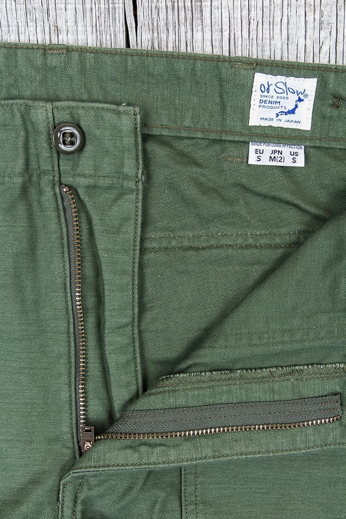 OrSlow 5032 Slim Fatigue Pants Green