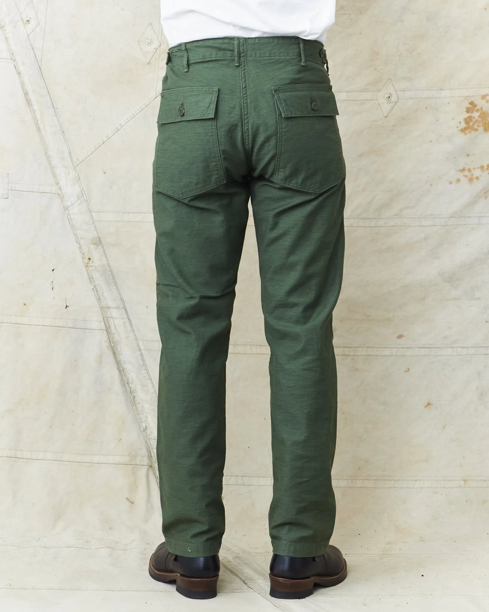 OrSlow 5032 Slim Fatigue Pants Green