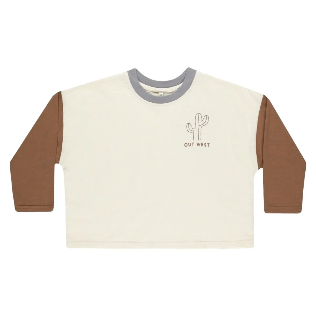 OUT WEST COLORBLOCK LONG SLEEVE TSHIRT