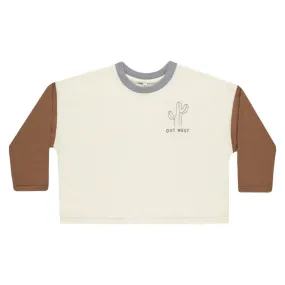 OUT WEST COLORBLOCK LONG SLEEVE TSHIRT