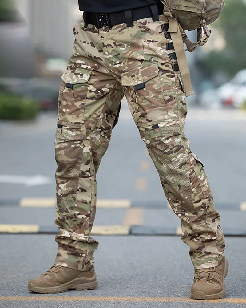 Outdoor Frog Suit Camo Cargo Pants