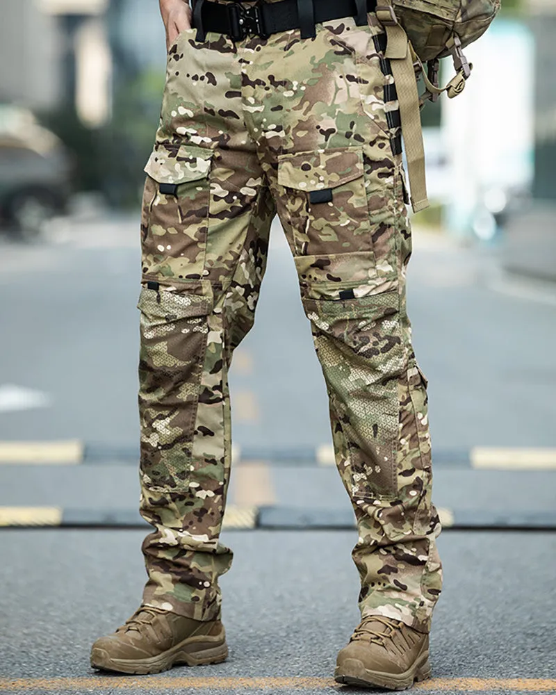 Outdoor Frog Suit Camo Cargo Pants