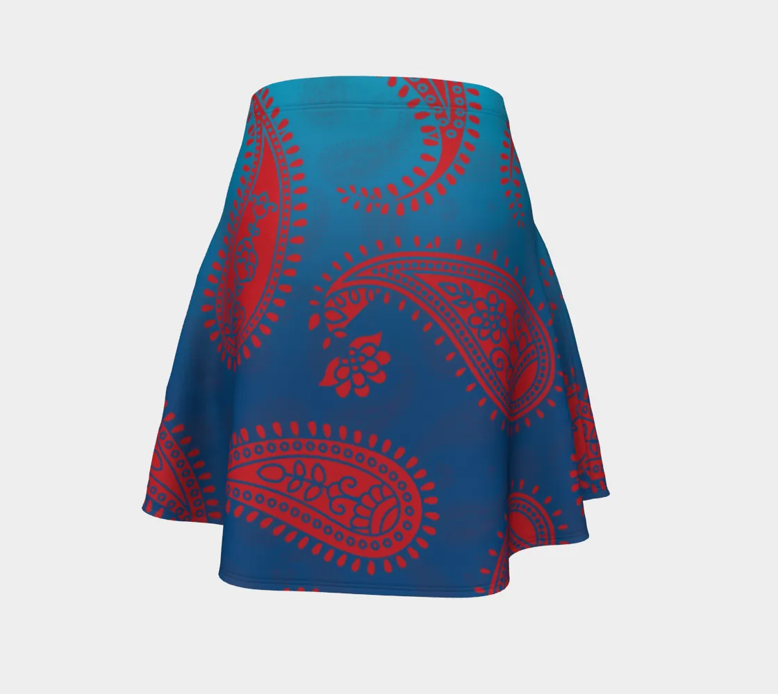 Paisley Passion Fitted Skirt