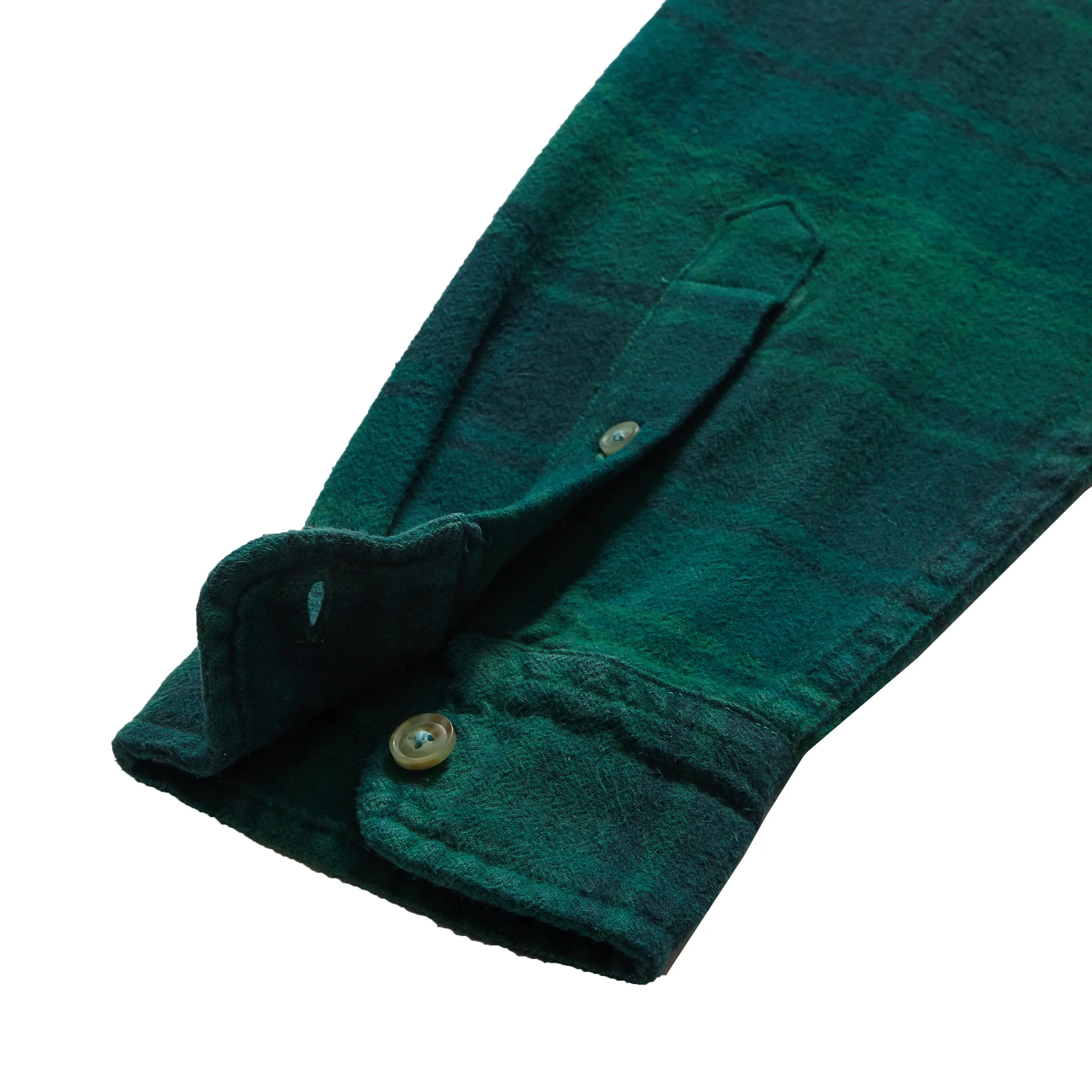 Palisades 3 Ply Jaspe Flannel - Verdant Green Plaid