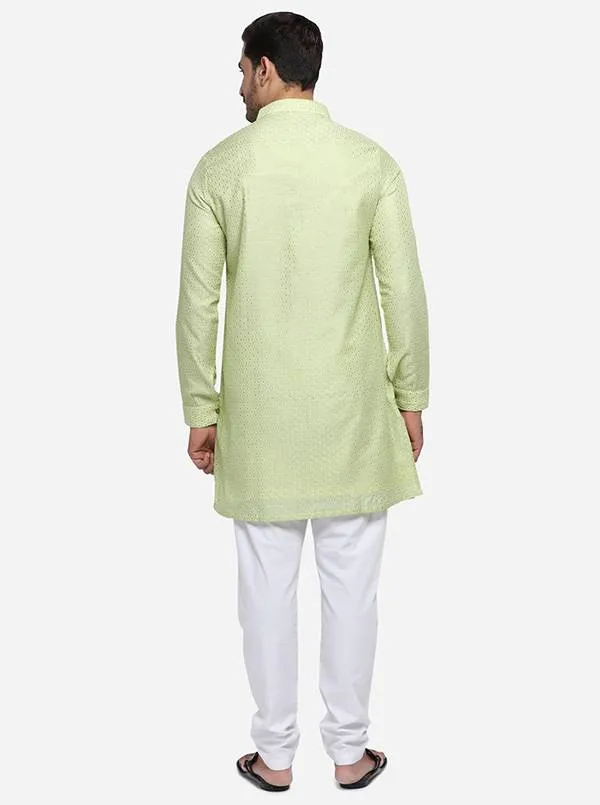 Pastel Green Kurta | Azania