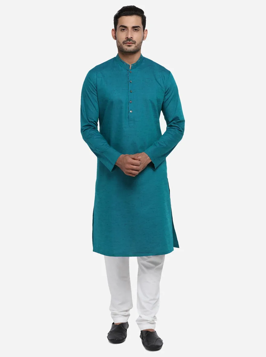 Peacock Green Kurta | Azania