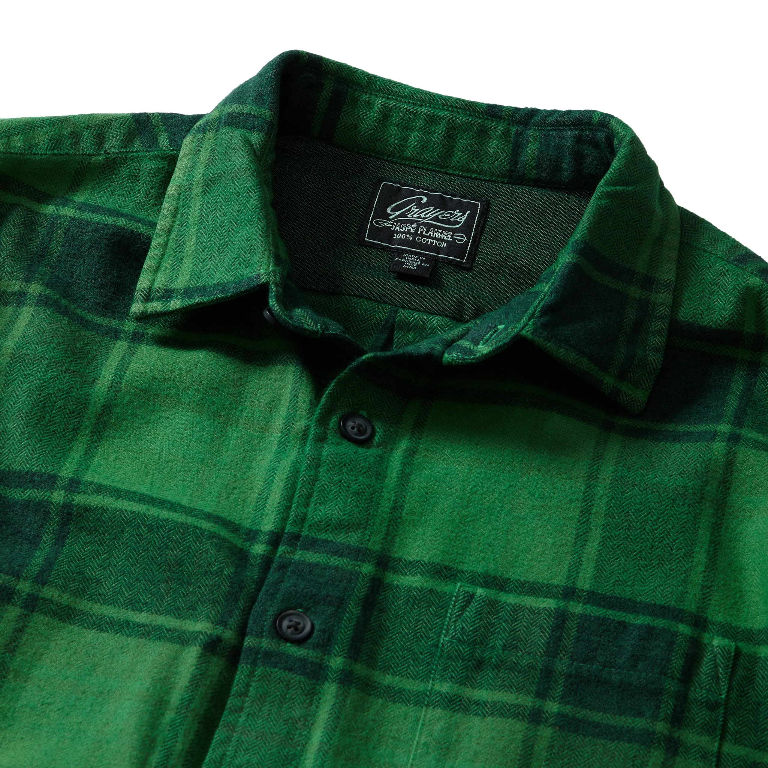 Pembroke Jaspe Flannel - Jelly Bean Plaid