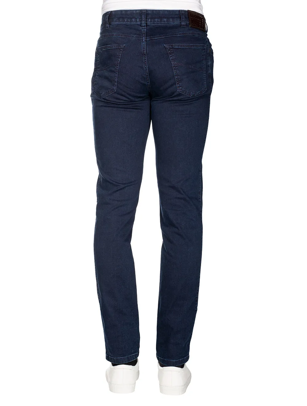 Phoenix Jean With Leather Badge Navy