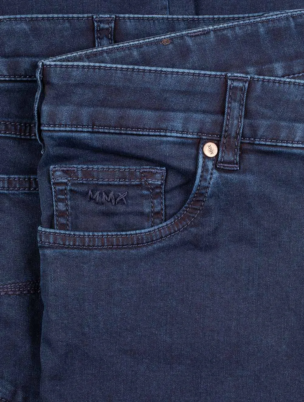 Phoenix Jean With Leather Badge Navy