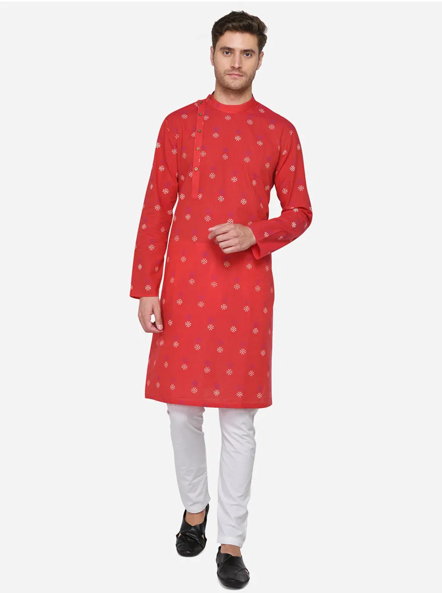 Pink Orange Kurta | Azania