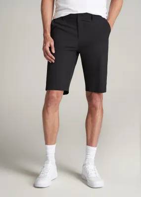 Premium Hybrid Shorts for Tall Men in Black