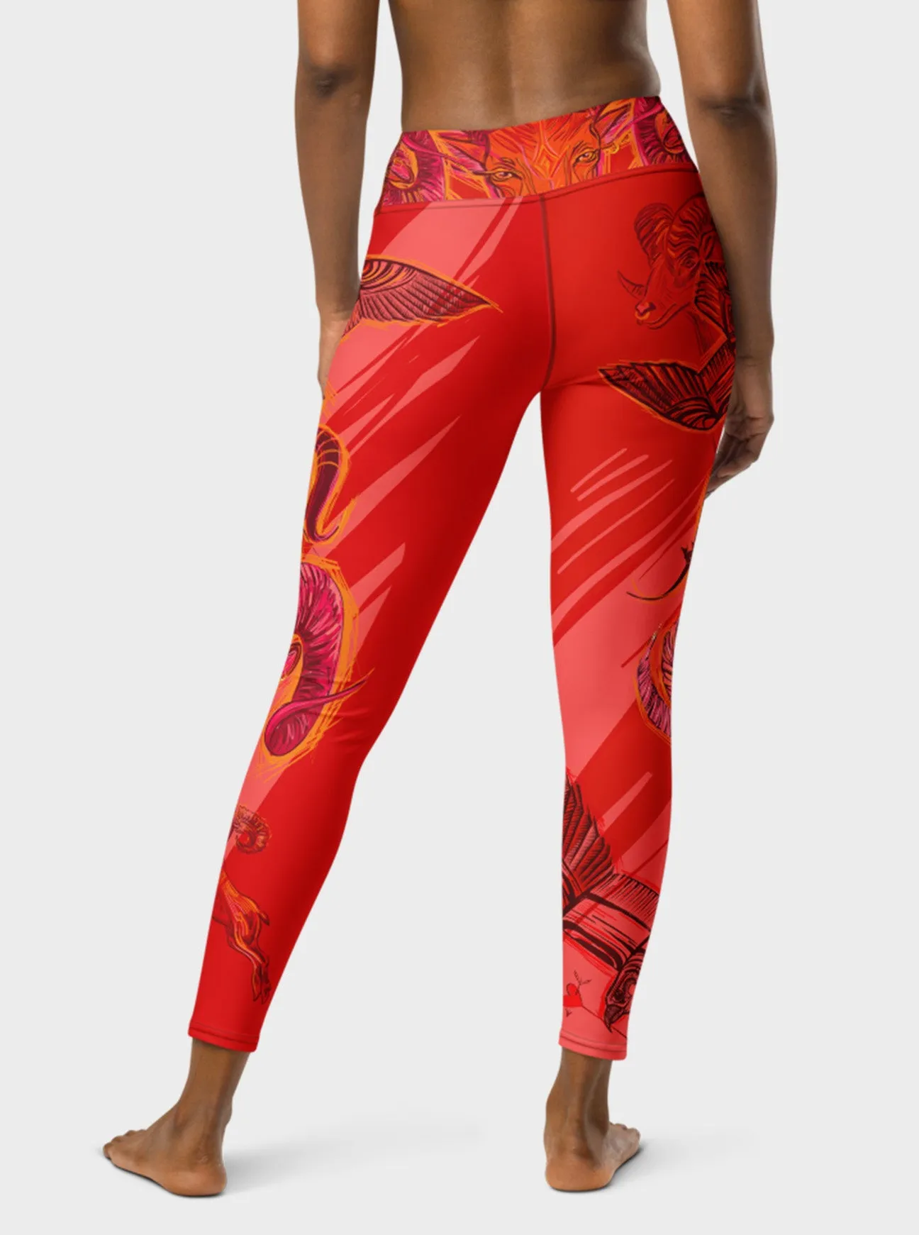 "NAUGHTY OR NICE" Hight Waist Leggings ( Women )