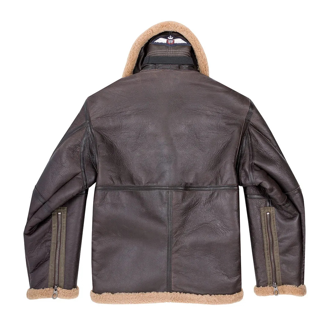 RAF Fighter Weight Sheepskin Bomber Jacket Z21W010