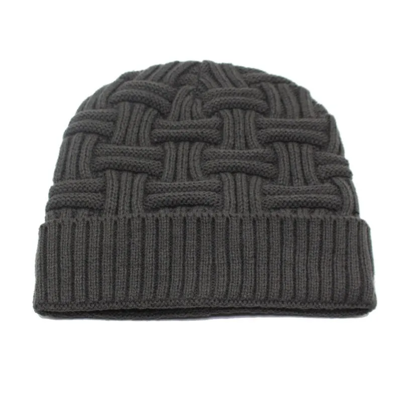 Rib Knit Hat Beanie