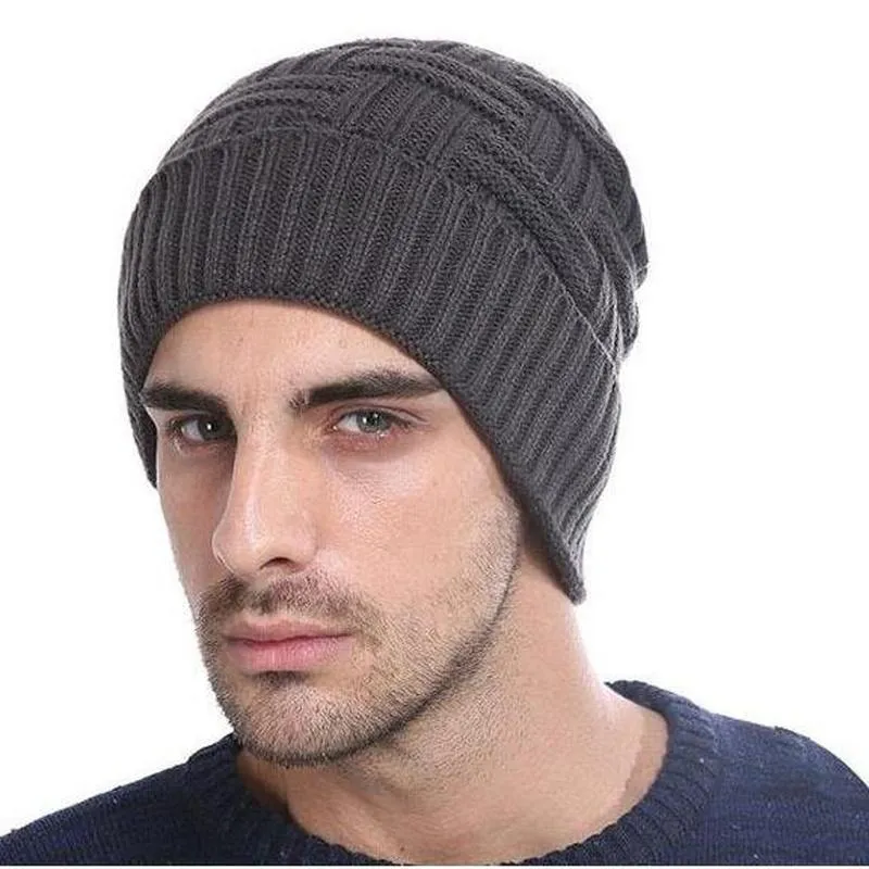 Rib Knit Hat Beanie