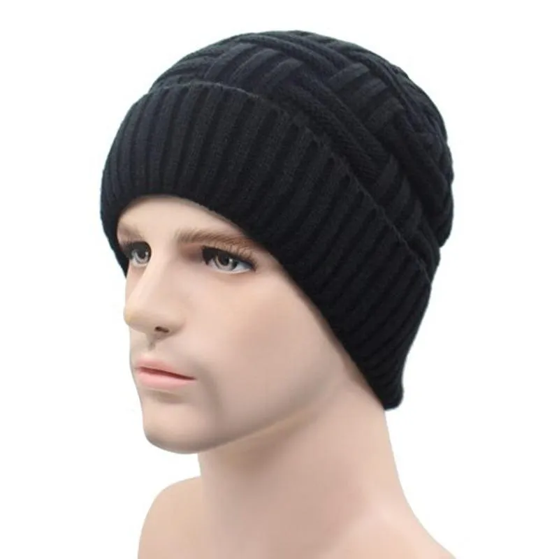 Rib Knit Hat Beanie