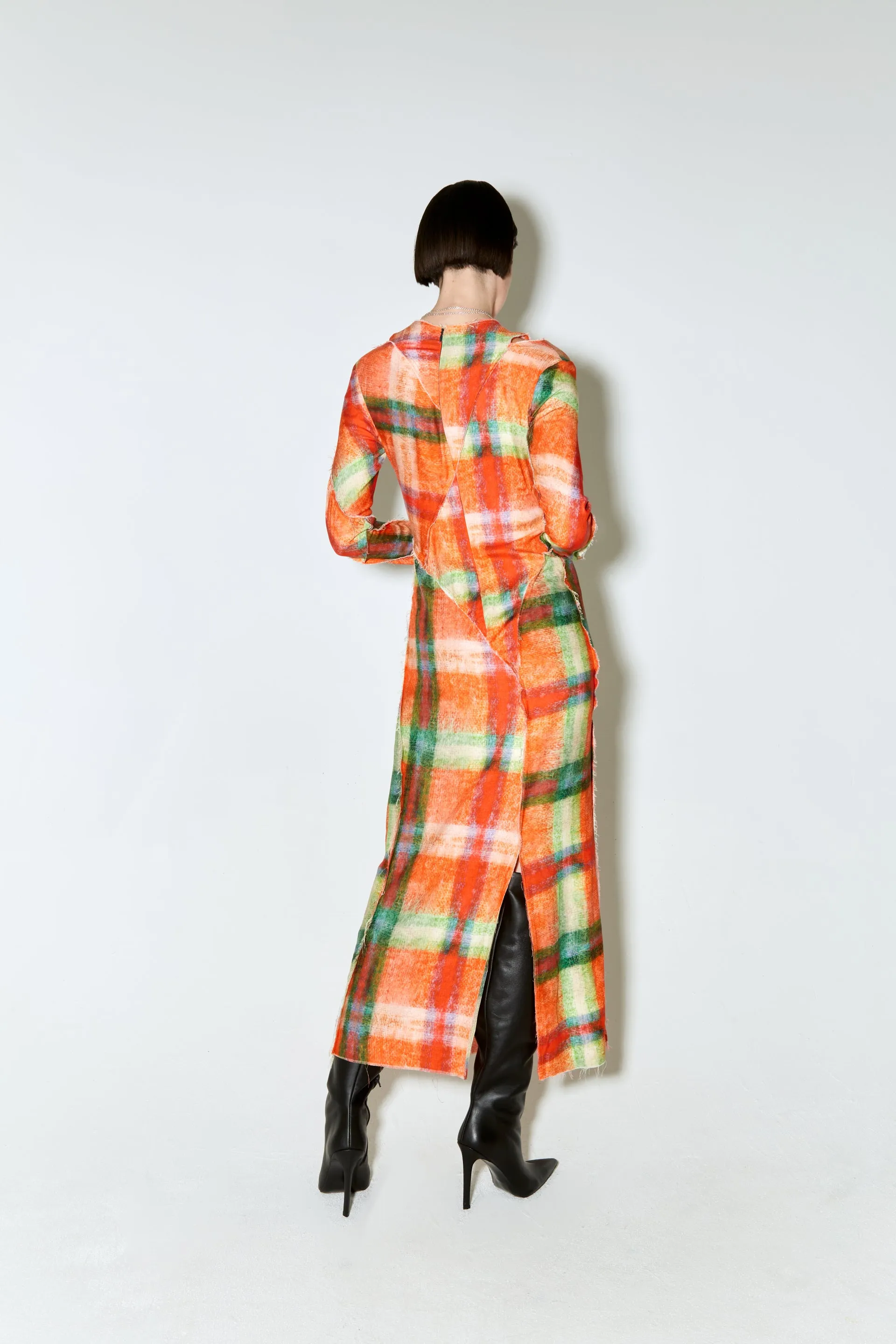 ROSALIA dress tartan print