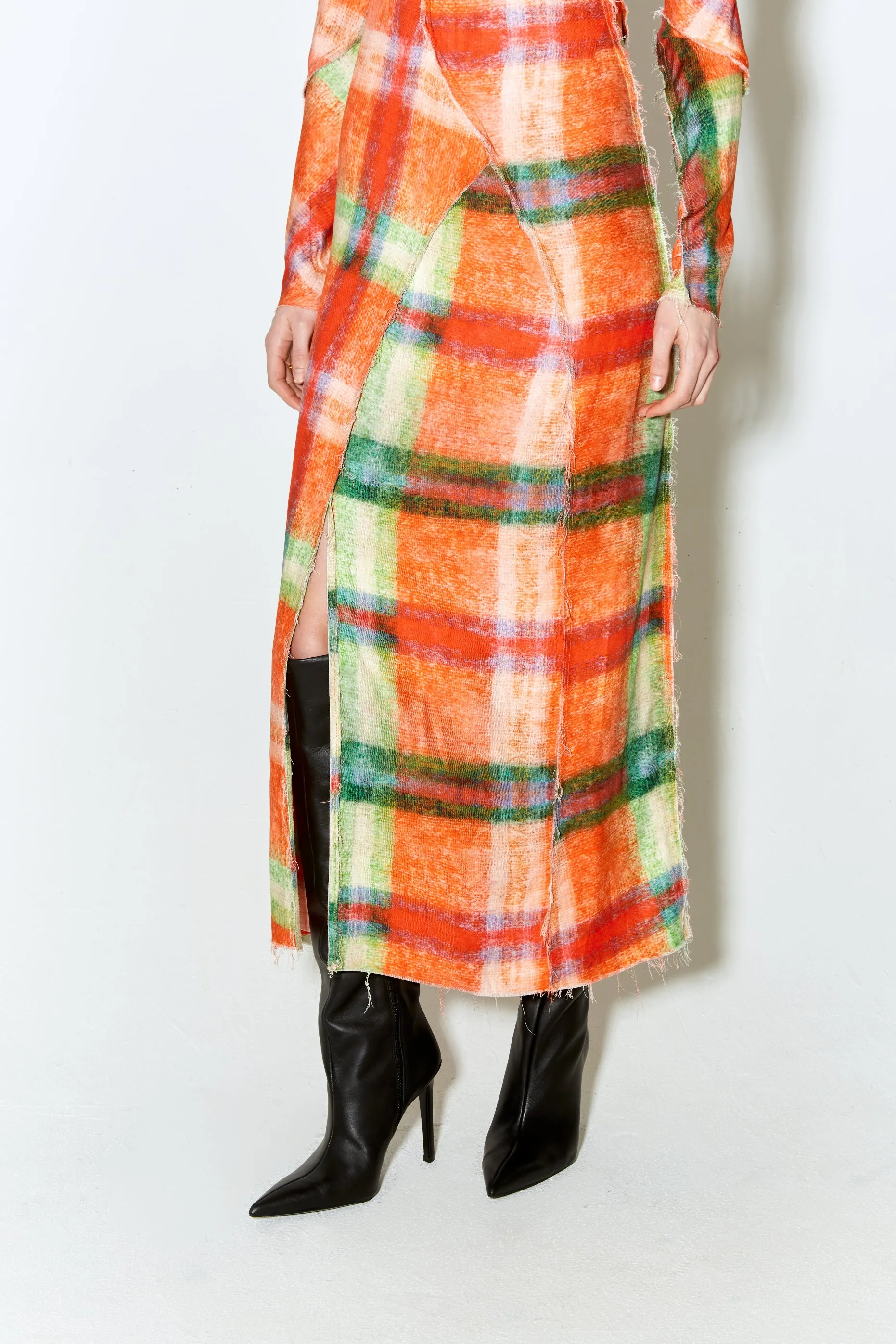 ROSALIA dress tartan print