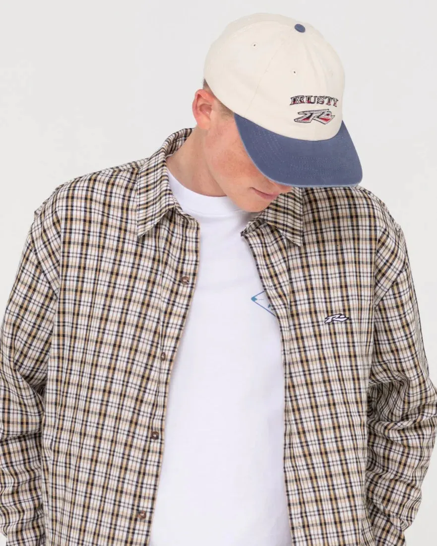 Rusty Datsun Check Long Sleeve Shirt