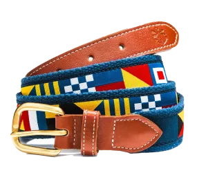 Sailing Flag Ribbon Belt