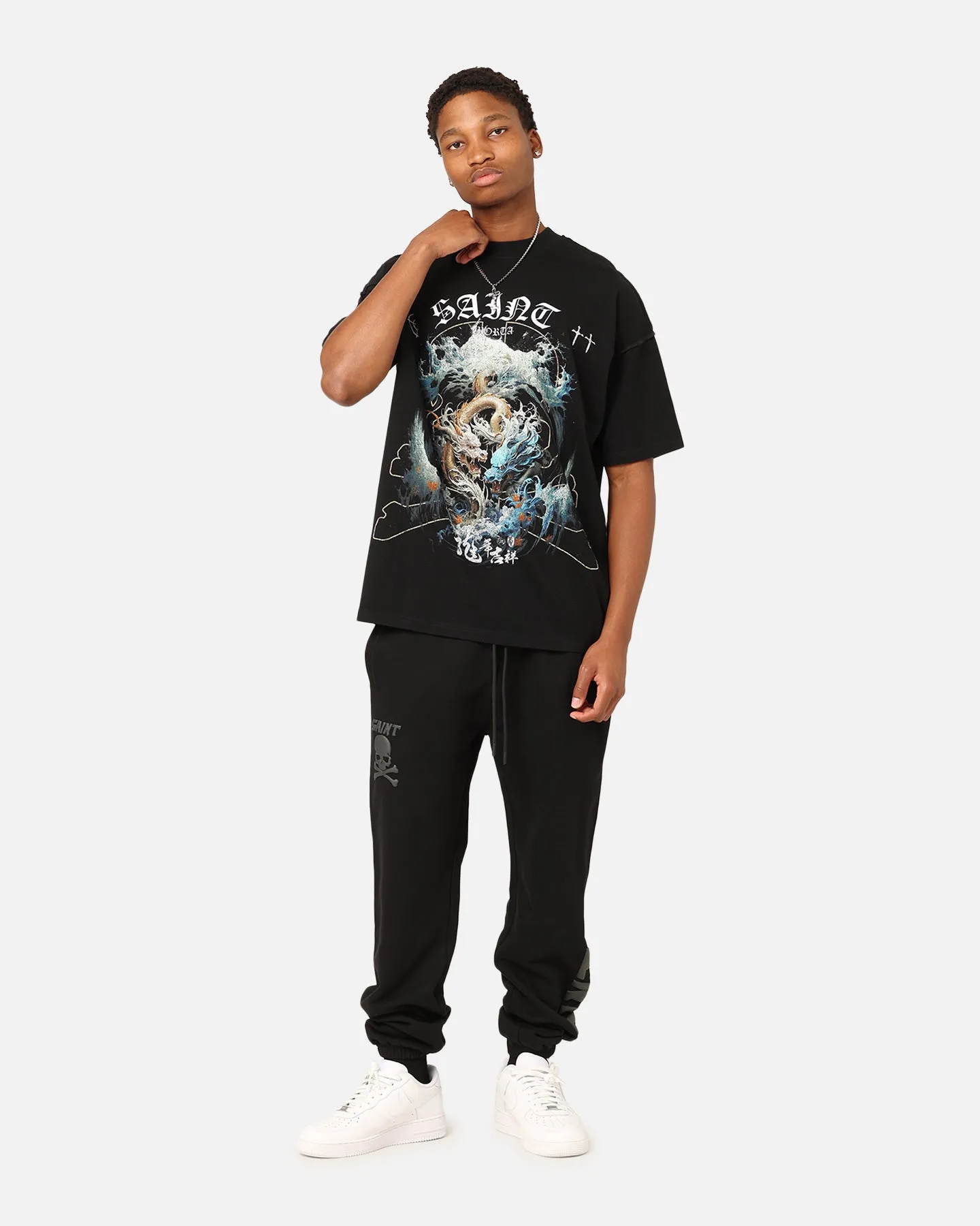 Saint Morta Dead Sweatpants Black/Black