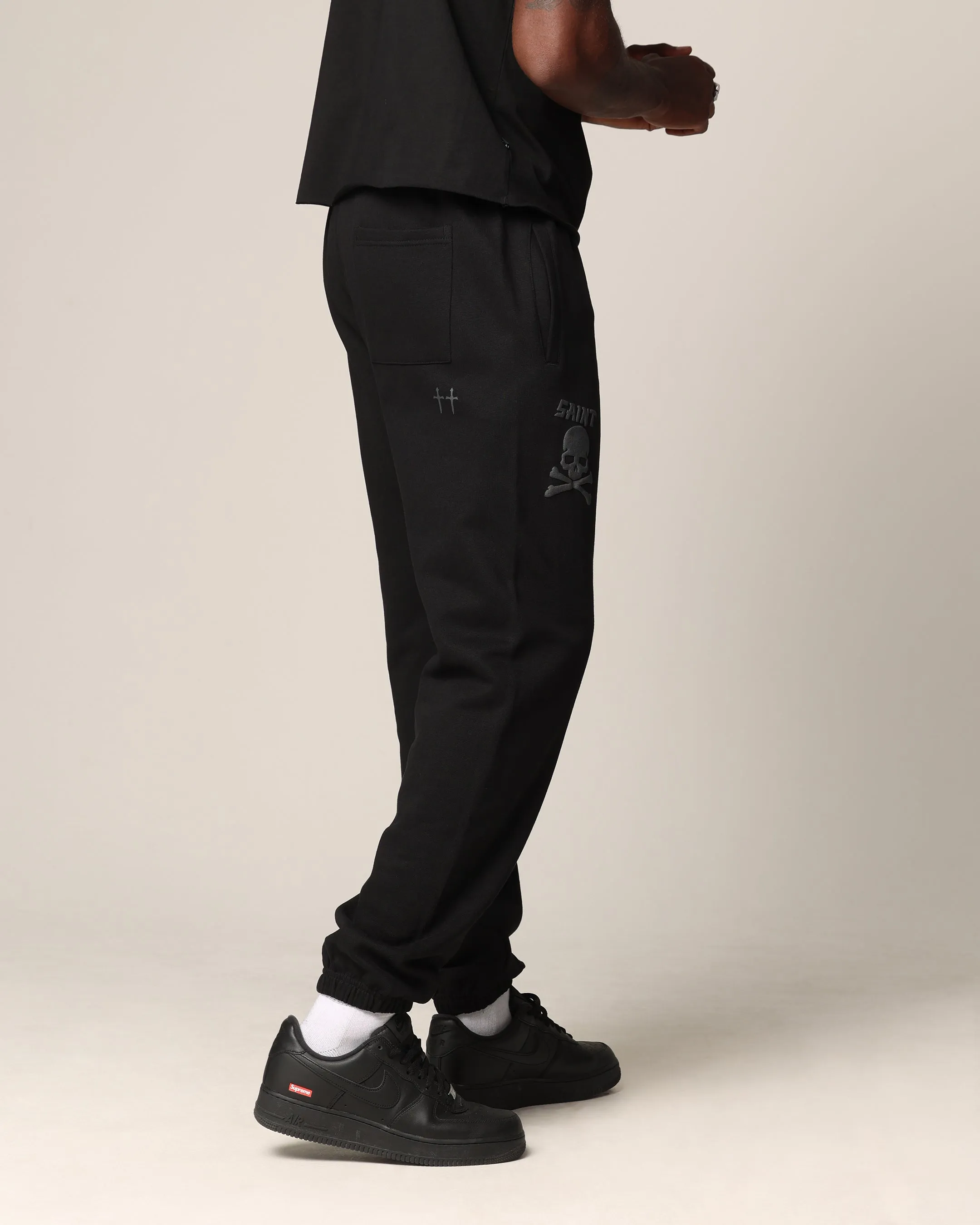 Saint Morta Dead Sweatpants Black/Black