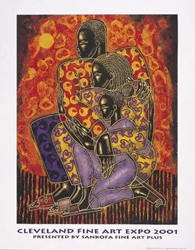 Sankofa 22x28 limited edition print - Larry Poncho Brown