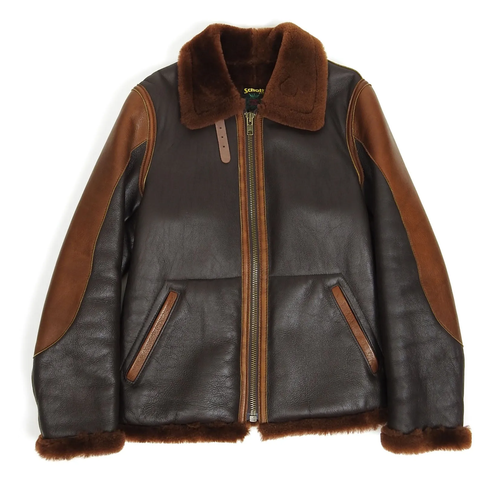 Schott Shearling Size Small