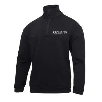 Security 1/4 Zip Job Shirt - Black