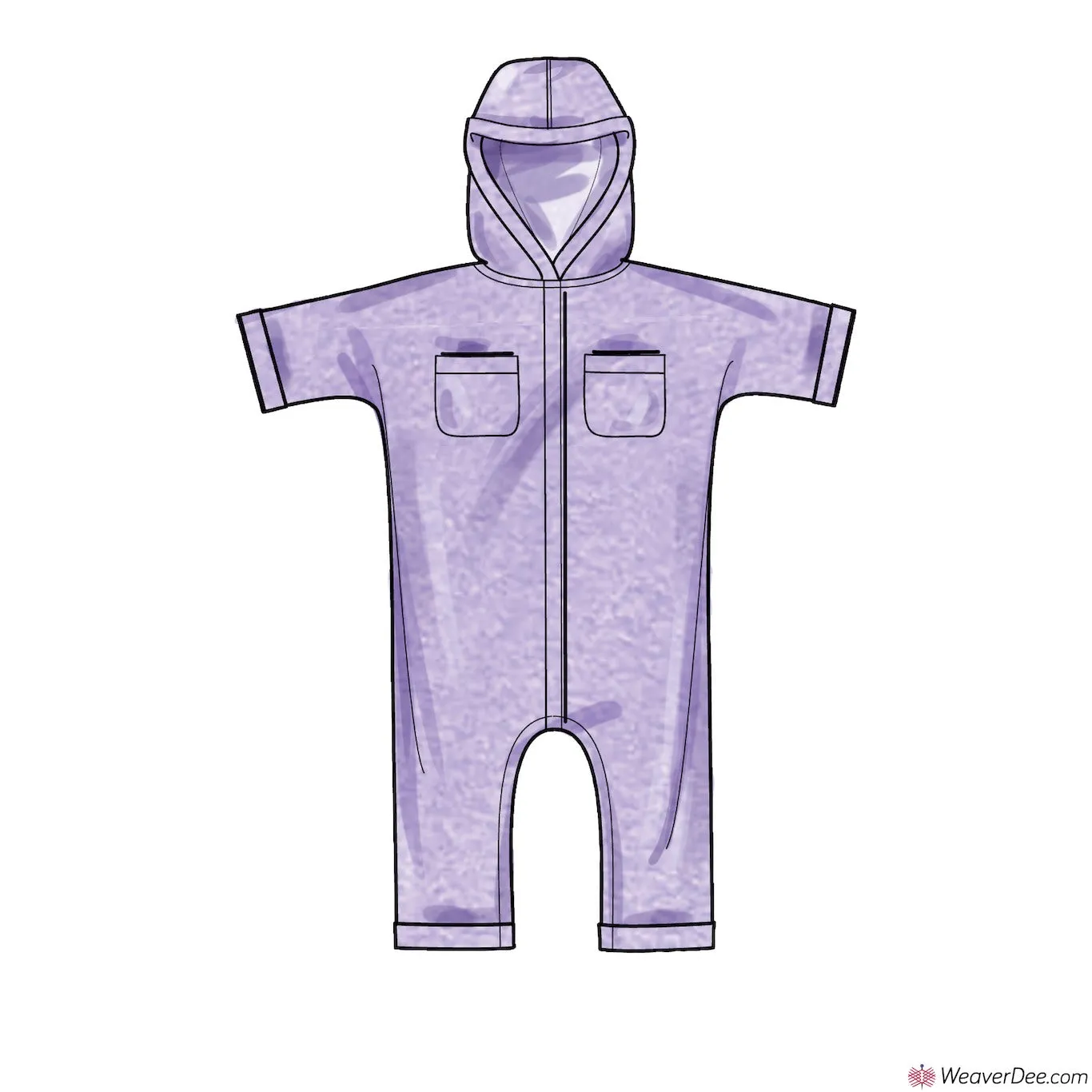 Simplicity Pattern S9459 Babies' Bodysuit, Jumpsuit, Pants & Blanket