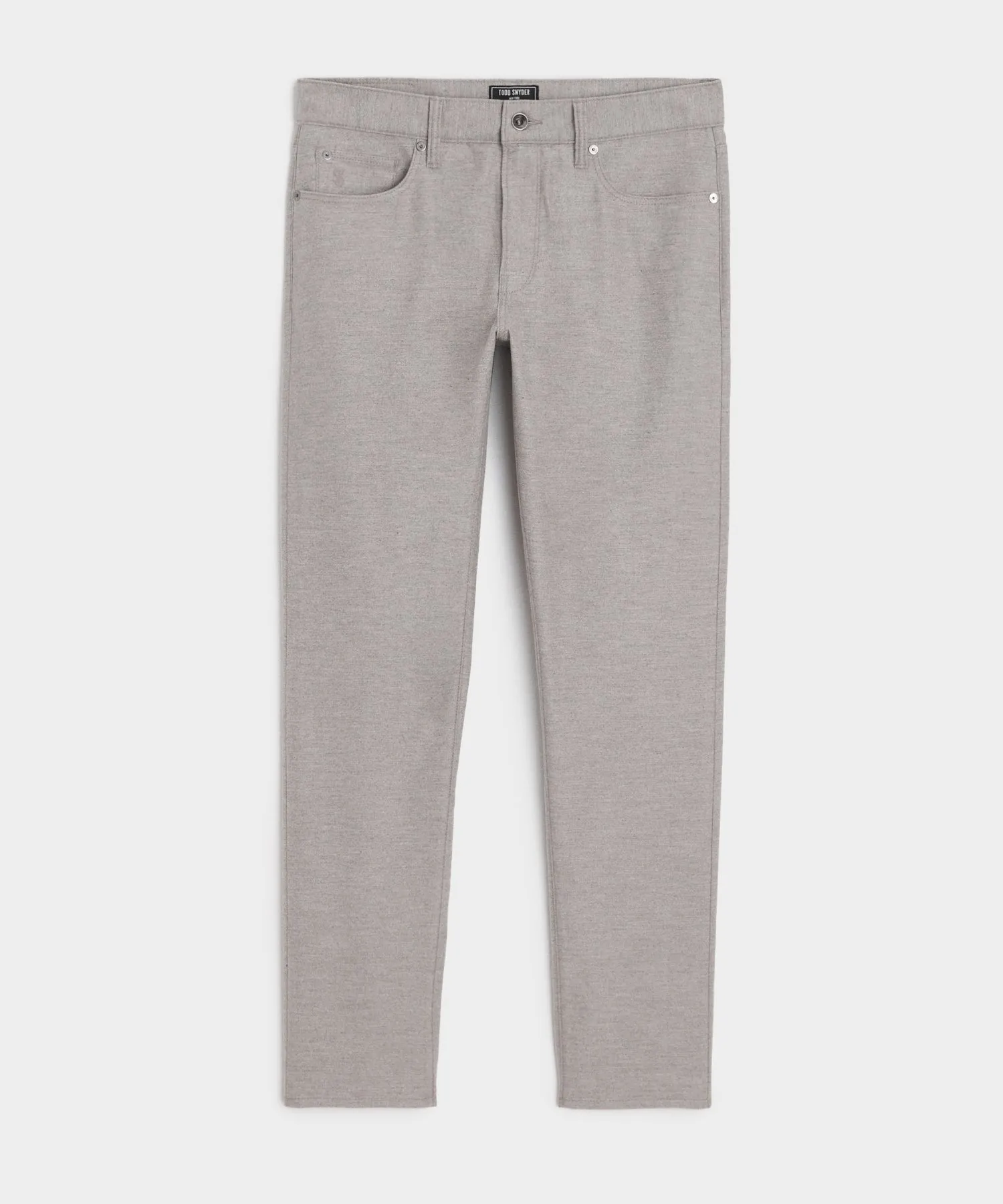 Slim Fit 5-Pocket Camelhair Pant in Graystone