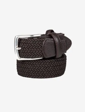 Solid Weave Belt Chocolate