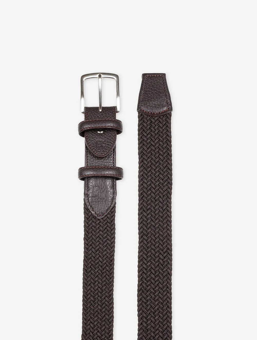 Solid Weave Belt Chocolate