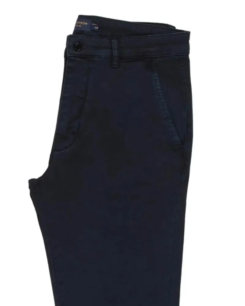 Stretch Chino Trouser - Navy