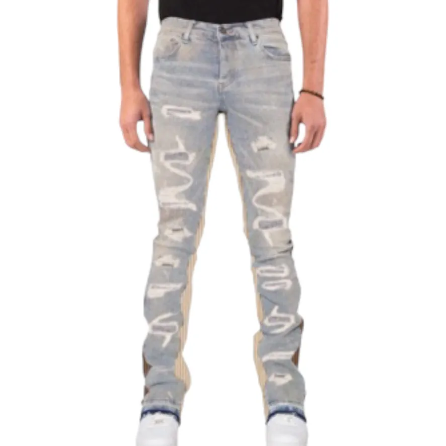 SUGARHILL: Augustus Stacked Jeans