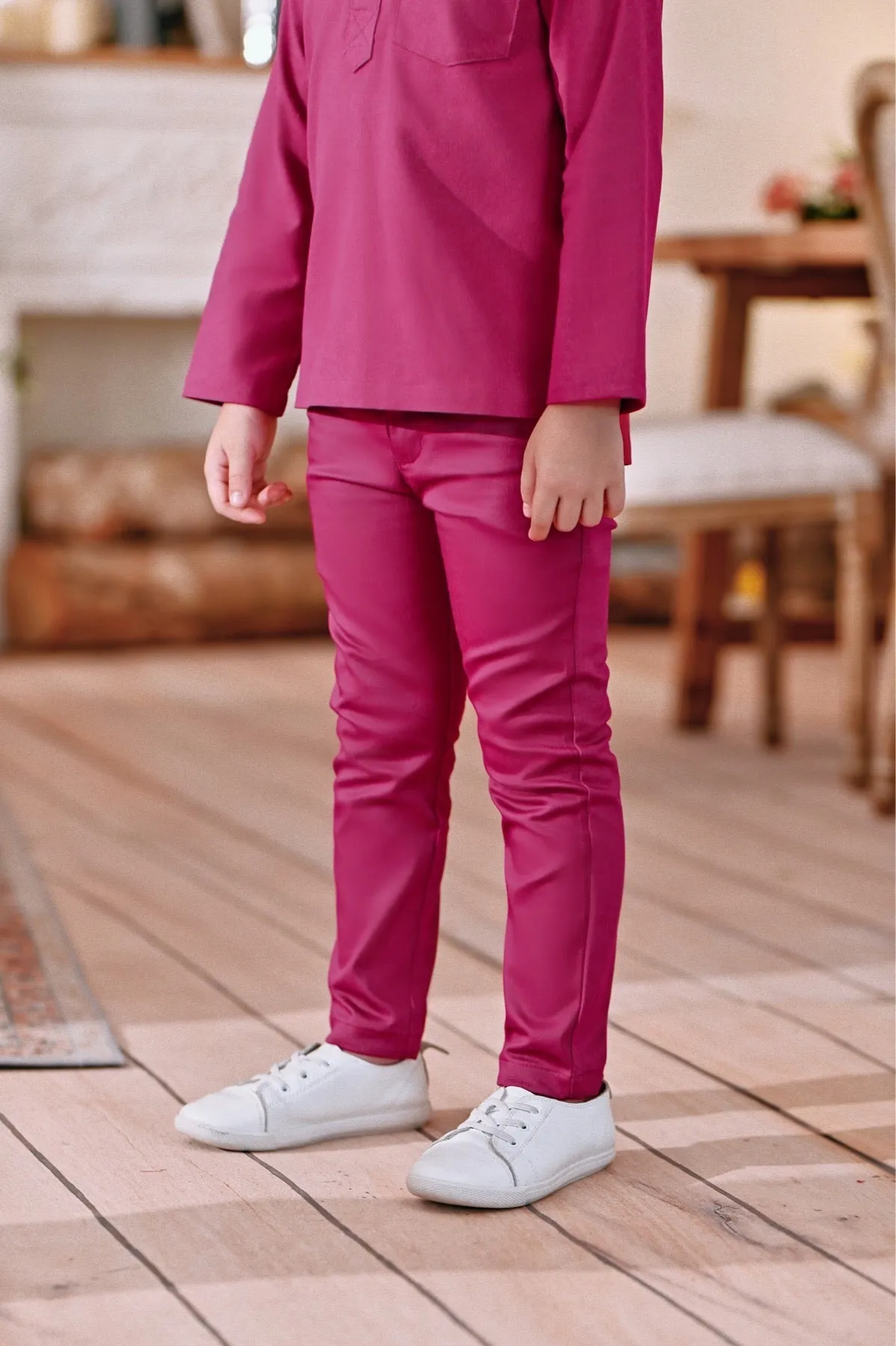 The Perfect Slim Fit Pants - Fuchsia