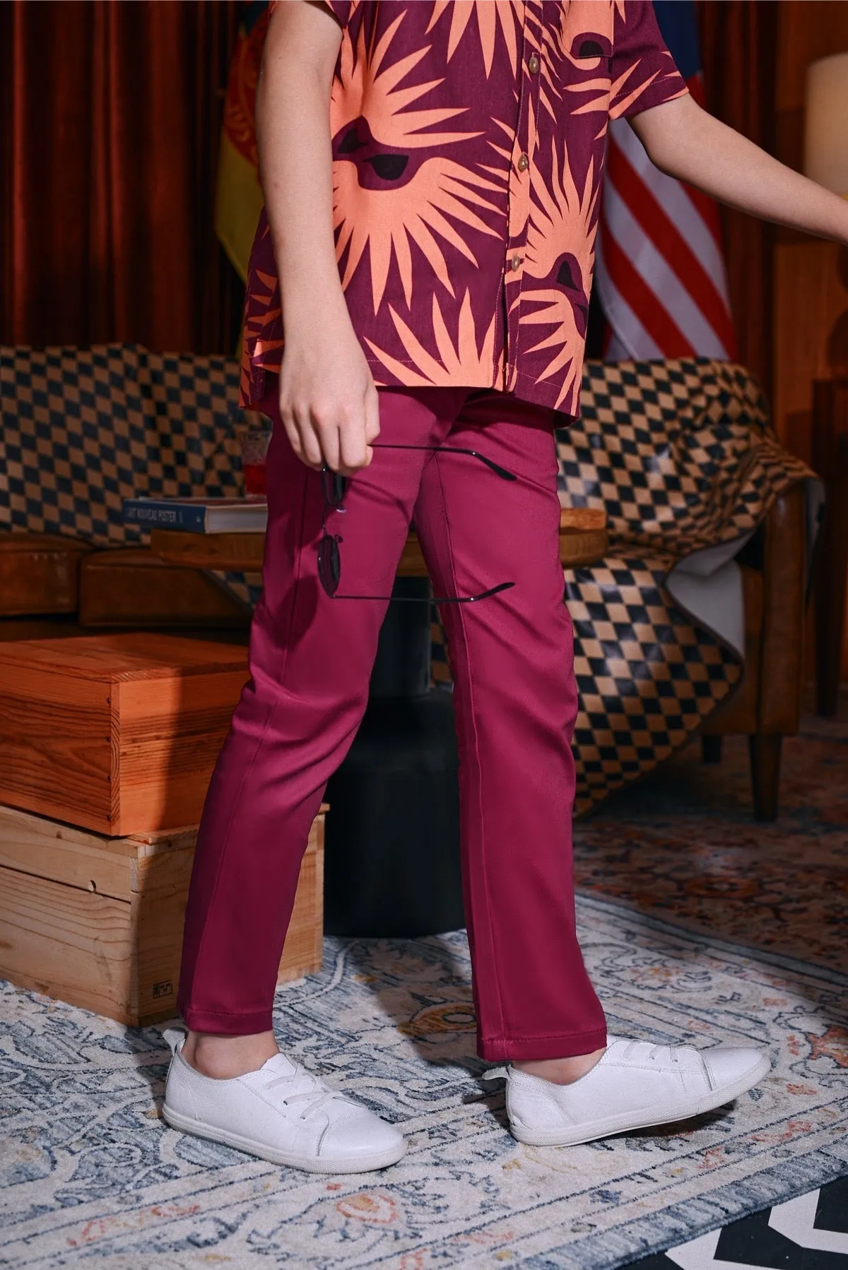 The Perfect Slim Fit Pants - Fuchsia