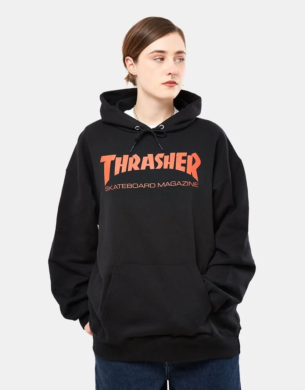 Thrasher Skate Mag Pullover Hoodie - Black/Red