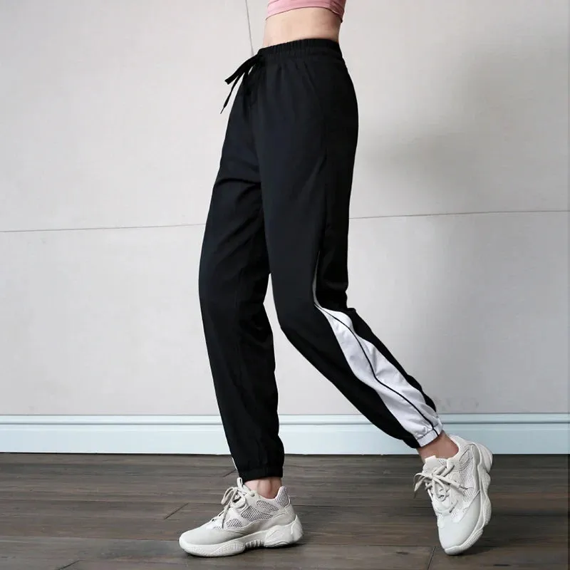 Tie Waist Straight Leg Drawstring Sweatpants