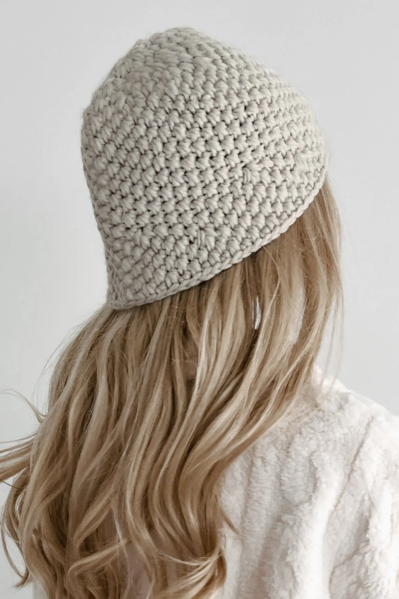 Unique In Utah Knit Bucket Hat (Beige)