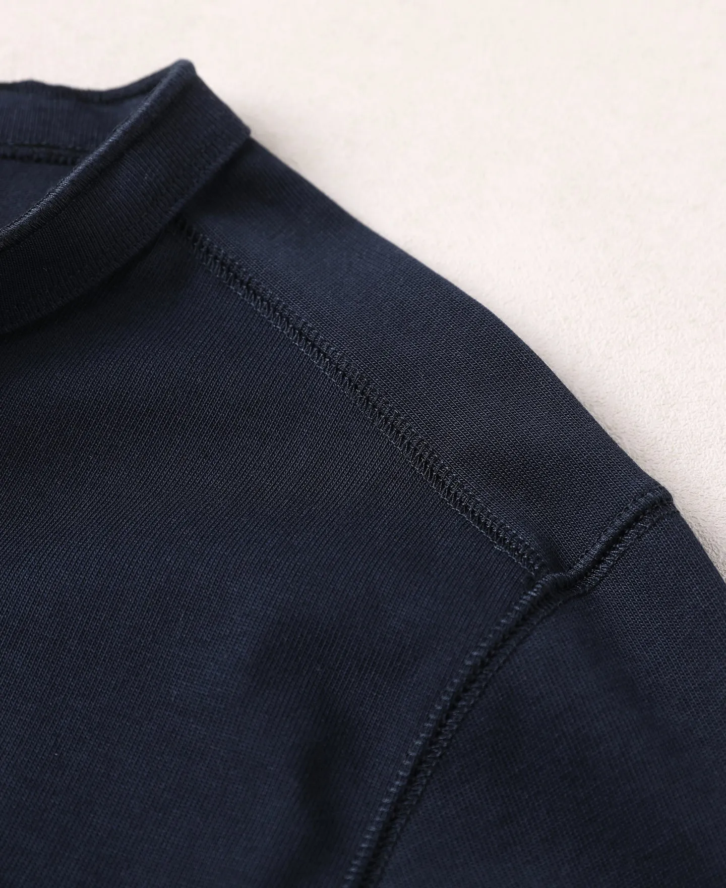 Vintage Long Sleeve Henley Shirt - Navy