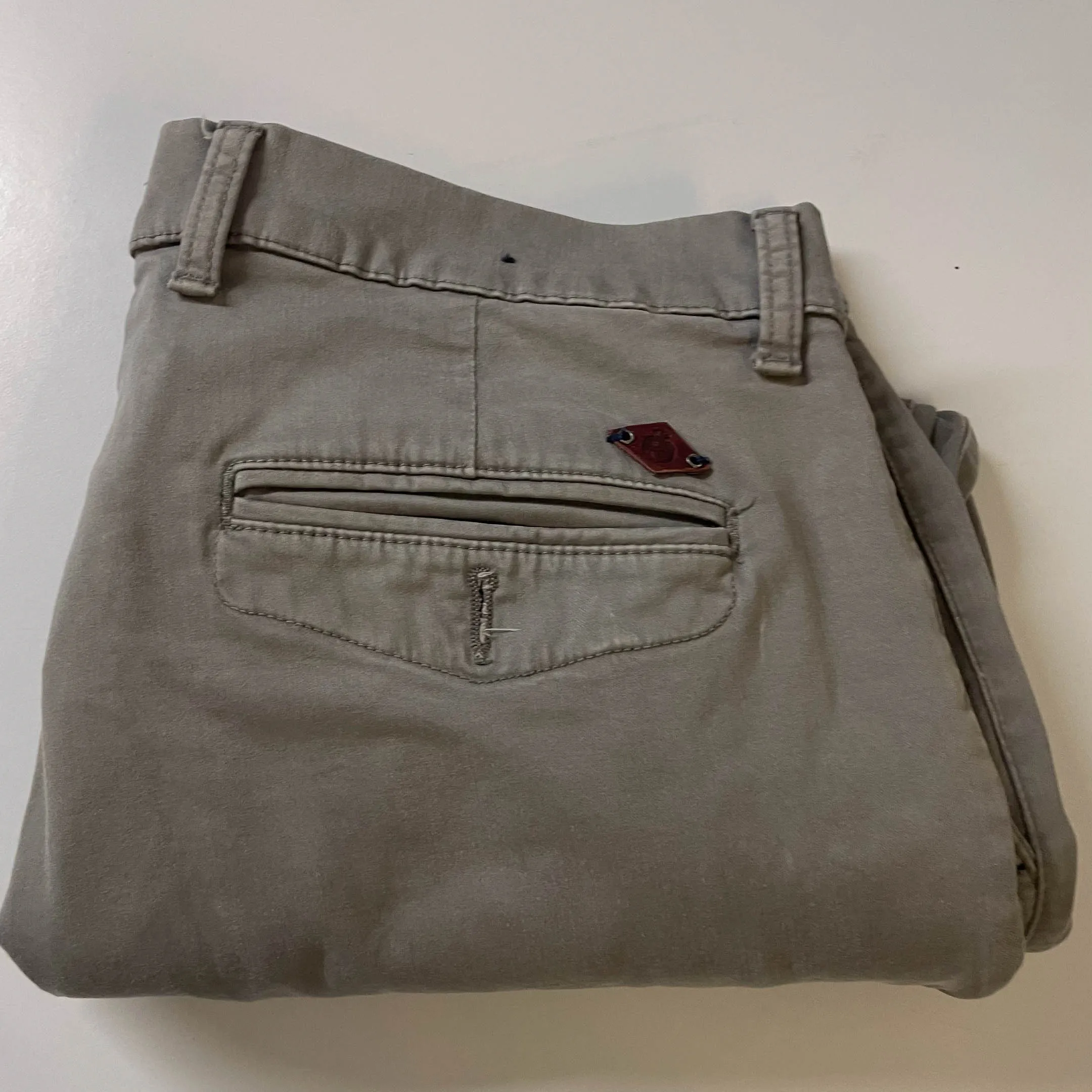 Vintage Marco Capelli men's chinos grey large trouser 30 X 38| SKU 3781