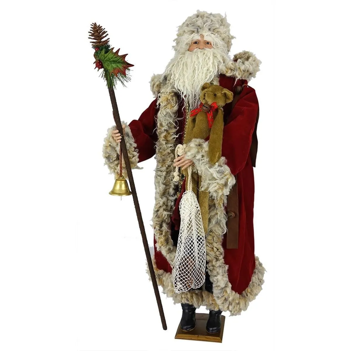 Vintage Santa in Red Robe