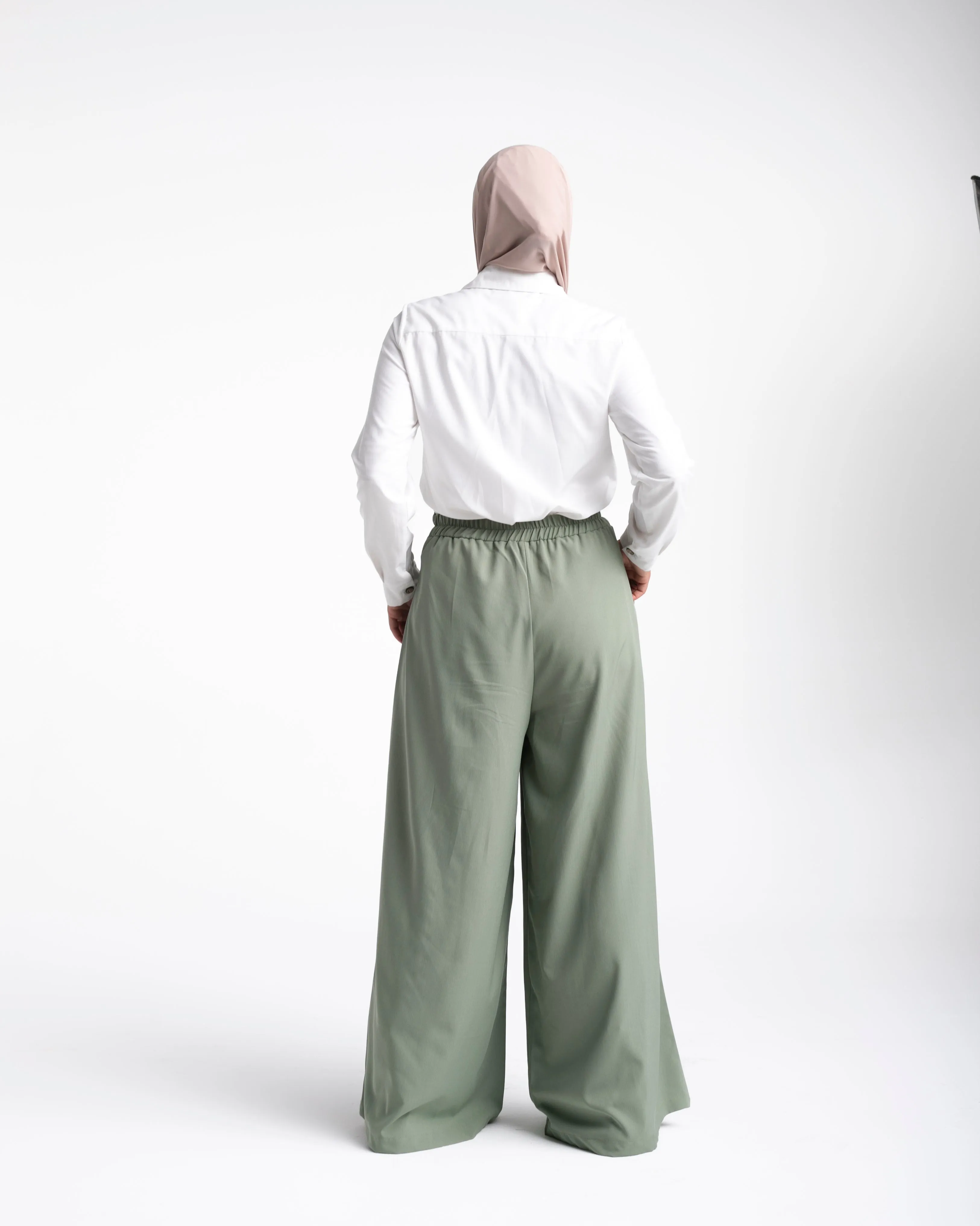 Wide Leg Pants Pistachio