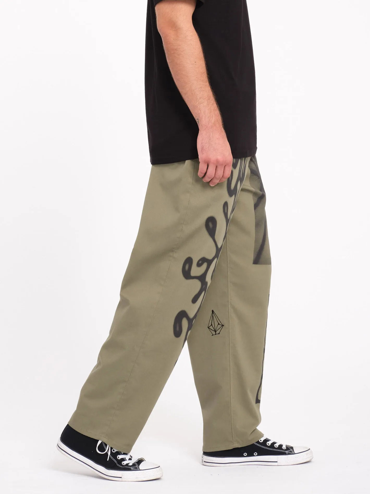 Zephyr Elastic Waist Trousers - Wintermoss