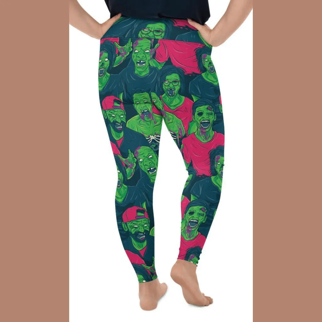 Zombie Plus Size Leggings